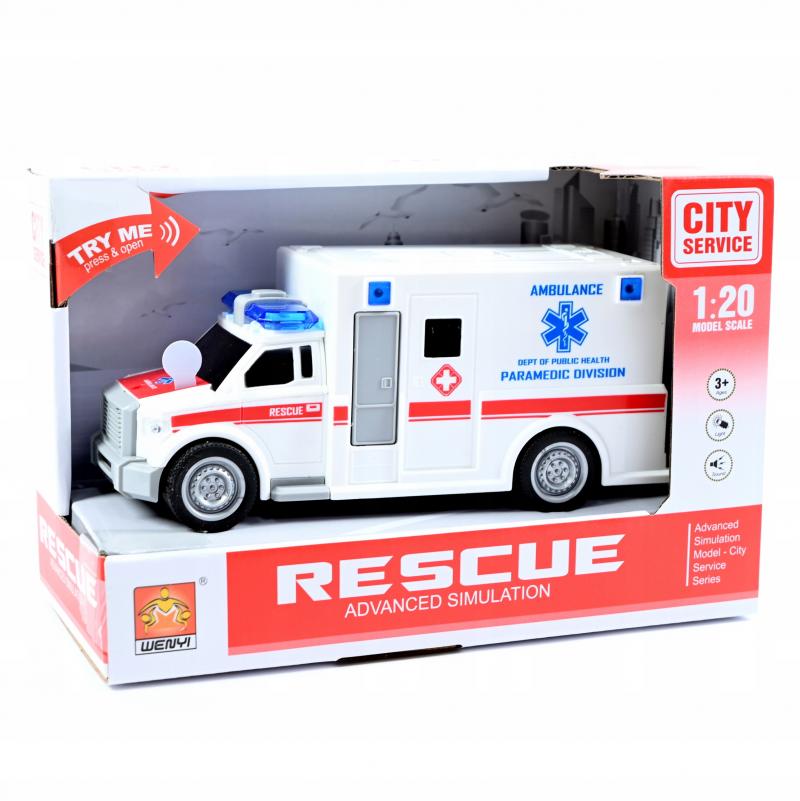 Auto ambulans frykcja, sygnały