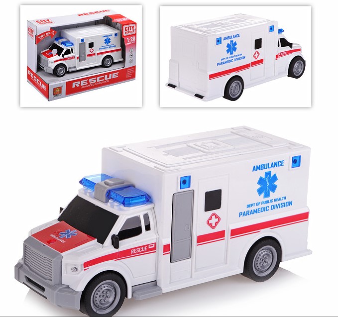 Auto ambulans frykcja, sygnały