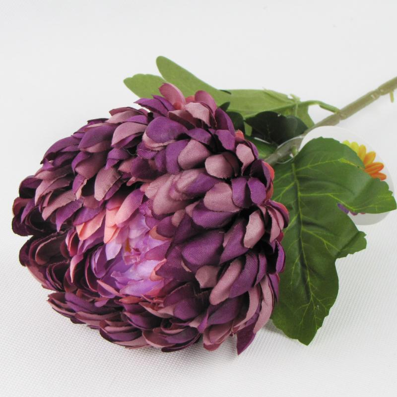 Chryzantema 75cm kwiat fioletowy