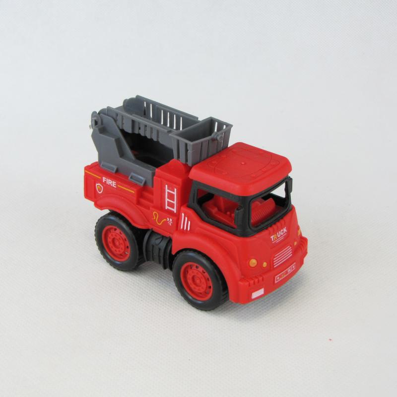 Auta straży pożarnej seria fire truck plastik 10cm
