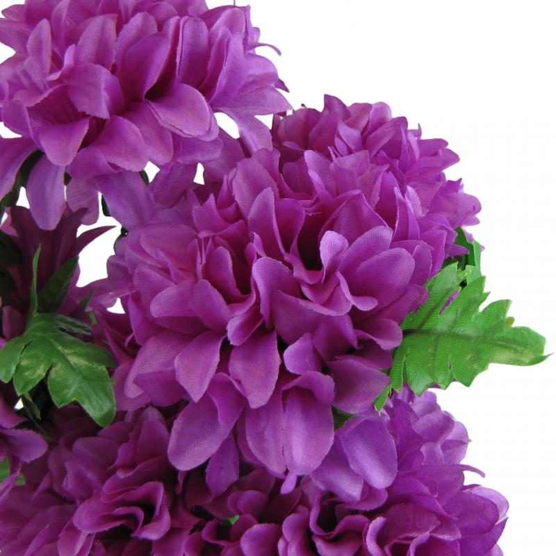 Chryzantemy bukiet 7 kwiatów 50cm fioletowe