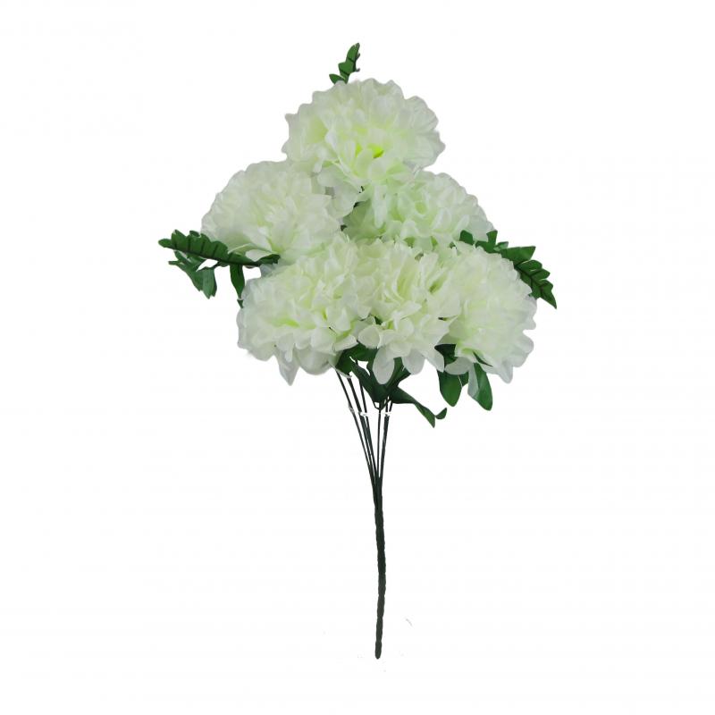 Chryzantemy bukiet 7 kwiatów 50cm białe