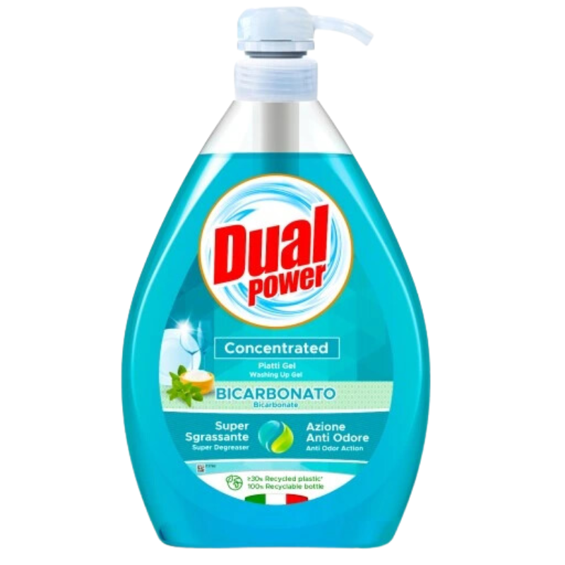 Płyn do Mycia Naczyń Dual Power Bicarbonato 1L