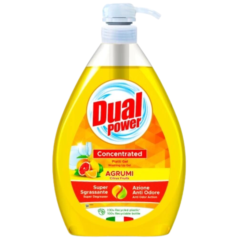 Płyn do Mycia Naczyń Dual Power Owoce Cytrusowe 1L