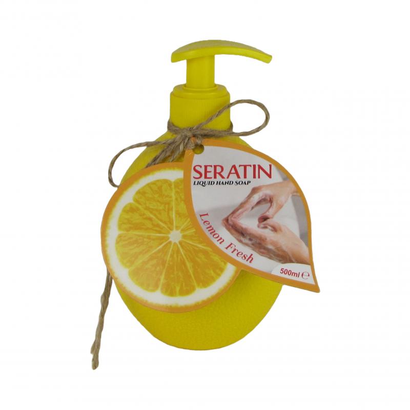 Mydło w płynie SERATIN 500ml zapach cytrynowy