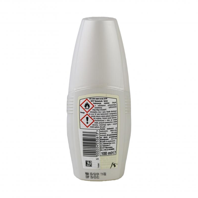 OFF!! aerozol przeciwko komarom i kleszczom 100 ml środek naturalny